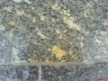 Granit mit Rostflecken